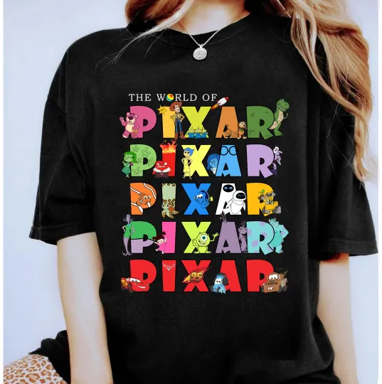 Discover The World of Pixar T-shirt Disney Pixar Pixar Fest Unisex Adult Kid Shirt