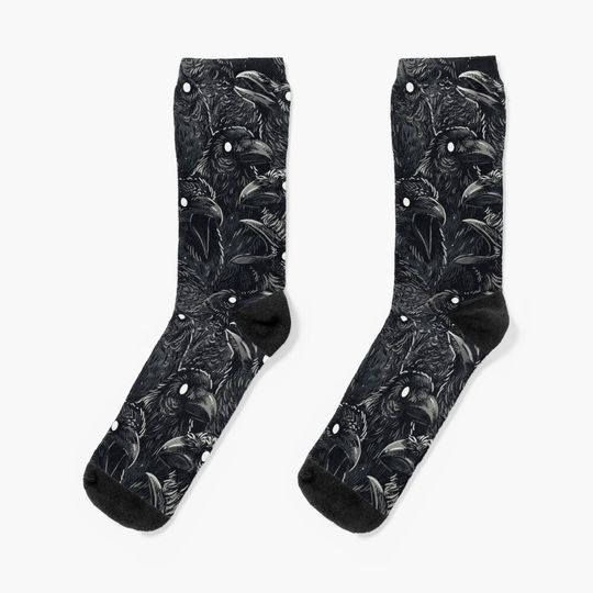 Discover Raven Socks