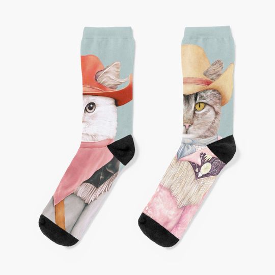 Discover Cowboy Cats Socks