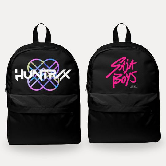 Kpop Demon Hunters Back to School Waterproof Nylon Backpack | Huntrix | Saja Boys
