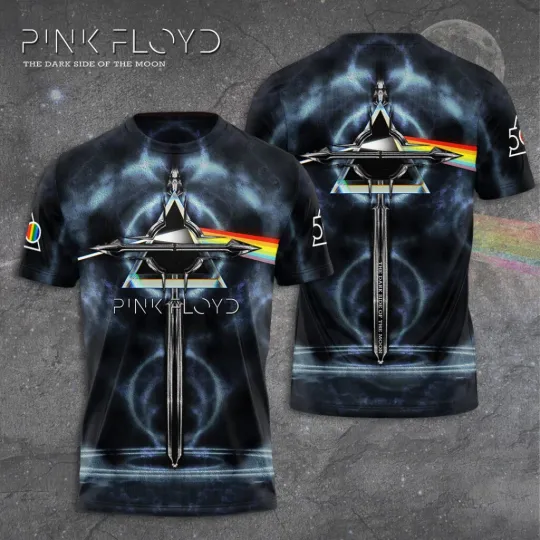 Pink Floyd 3D T-Shirt Unisex Graphic Tee for Fans