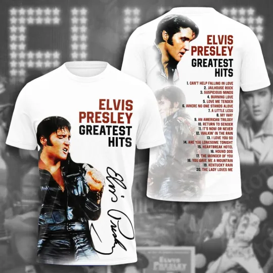 Discover Elvis Presley 3D T-Shirt, Unisex Graphic Tee