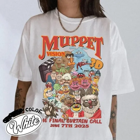 Discover The Muppet Vision The Final Curtain Call Retro T-shirt