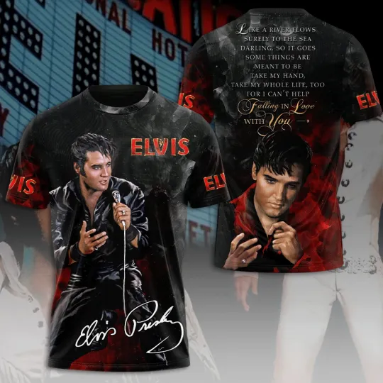 Discover Elvis Presley 3D T-Shirt