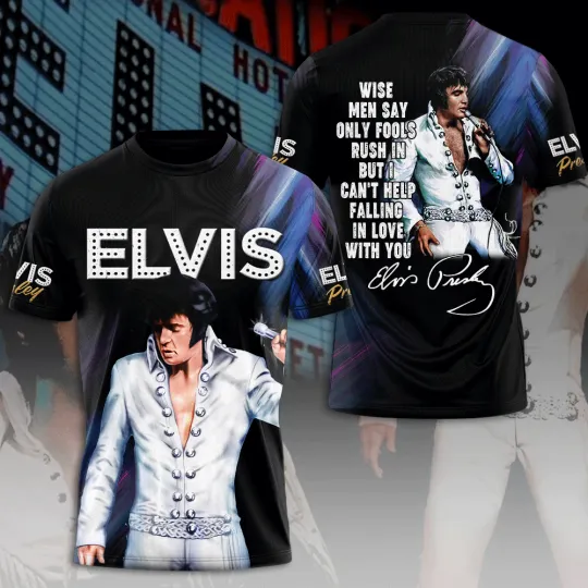 Discover Elvis Presley 3D T-Shirt, Unisex, Gift for Fans