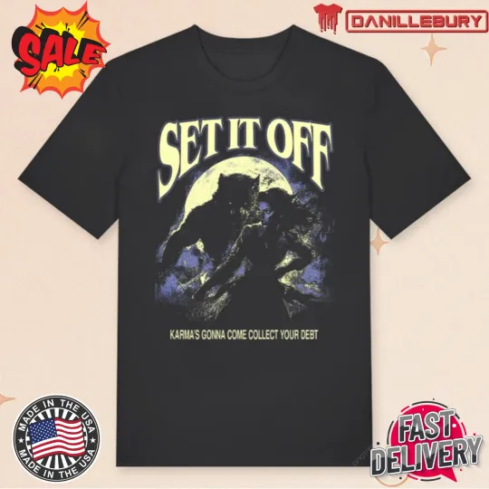 Discover Set It Off Wolf Movie Halloween 2025 T-Shirt