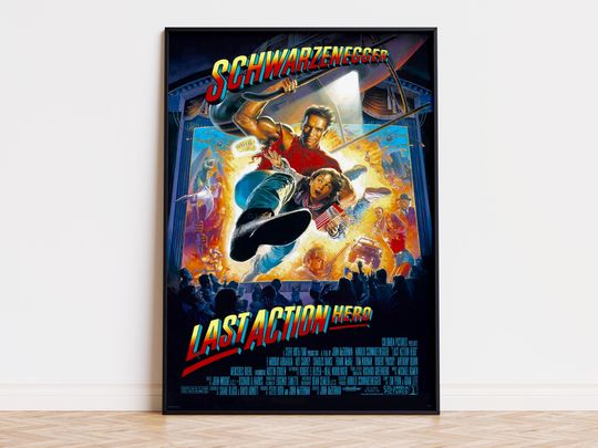 Discover Last Action Hero - Movie Poster | Digital Download | High Quality Ready To Print