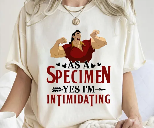 Gaston Beauty and the Beast As a Specimen Unisex Adult Kid Shirt