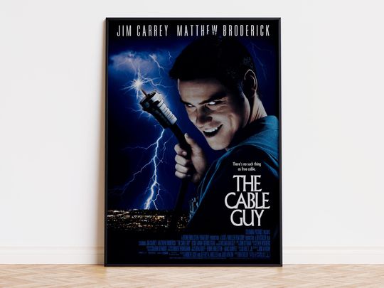 Discover The Cable Guy - Movie Poster | Digital Download | High Quality Ready To Print