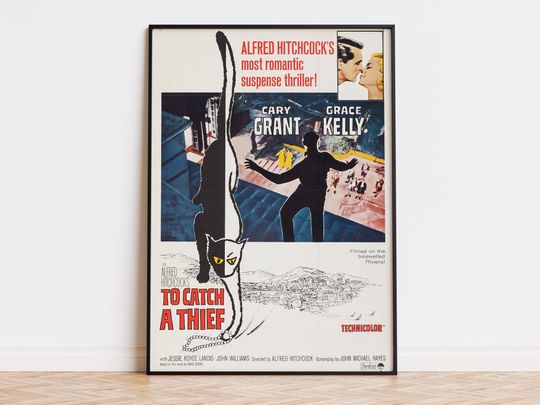 Discover To Catch a Thief - Movie Poster | Digital Download | High Quality Ready To Print