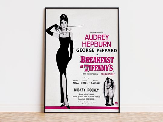 Discover Breakfast at Tiffany's - Movie Poster | Digital Download | High Quality Ready To Print
