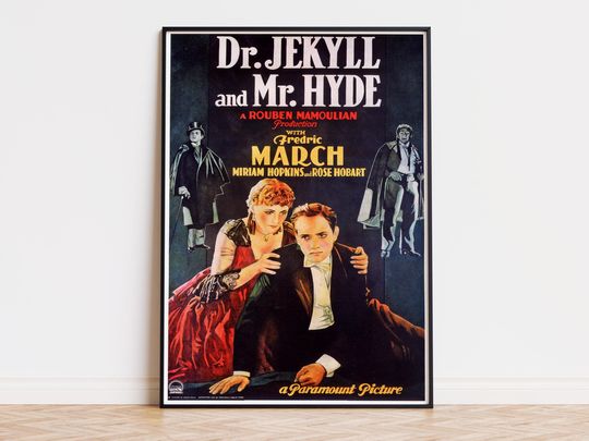 Discover Dr. Jekyll and Mr. Hyde - Movie Poster | Digital Download | High Quality Ready To Print