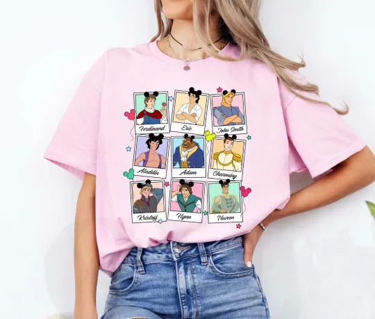 Discover Disney Prince Shirt, Prince Squad Shirt Unisex Adult Kid Shirt