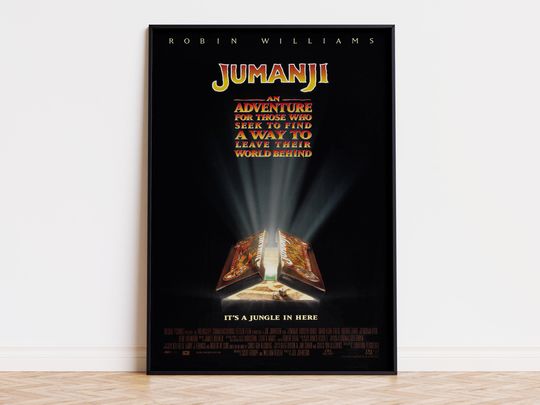 Discover Jumanji - Movie Poster | Digital Download | High Quality Ready To Print