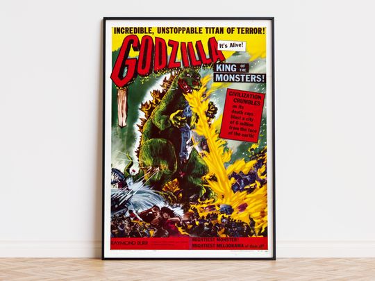god zilla - King of the Monsters! - Movie Poster