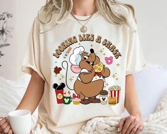 Discover Disney Cinde Gus Gus Looking Like A Snack Tee Unisex Adult Kid Shirt