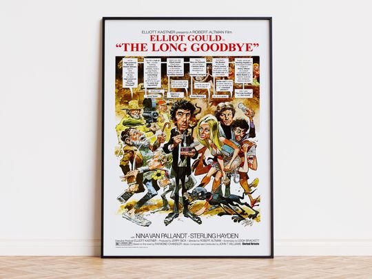 Discover The Long Goodbye - Movie Poster | Digital Download | High Quality Ready To Print