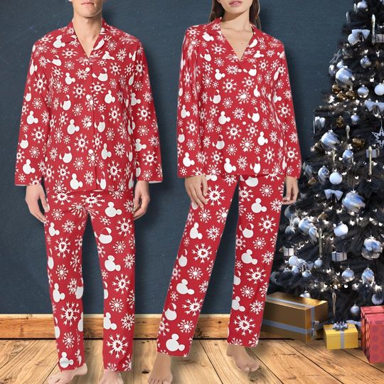 Discover Mickey Mouse Christmas Pajama Set: Matching Family PJs