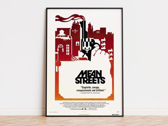 Discover Mean Streets - Movie Poster | Digital Download | High Quality Ready To Print