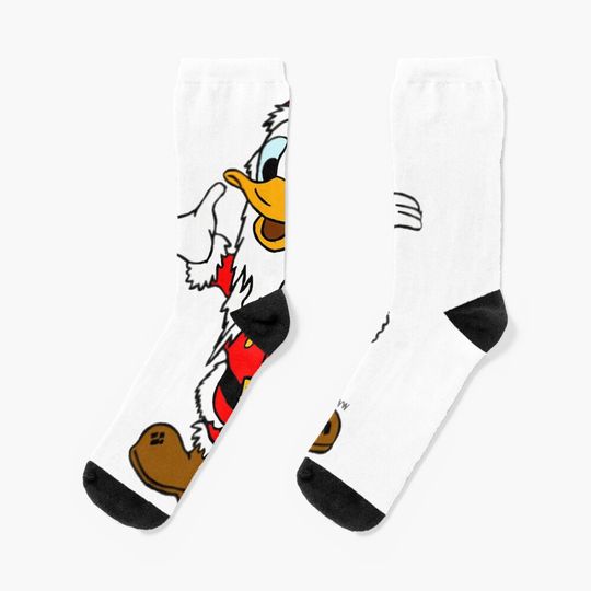 Discover Do.nald Ducks Santa Claus Christmas Socks