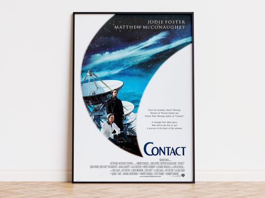 Discover Contact - Movie Poster | Digital Download | High Quality Ready To Print
