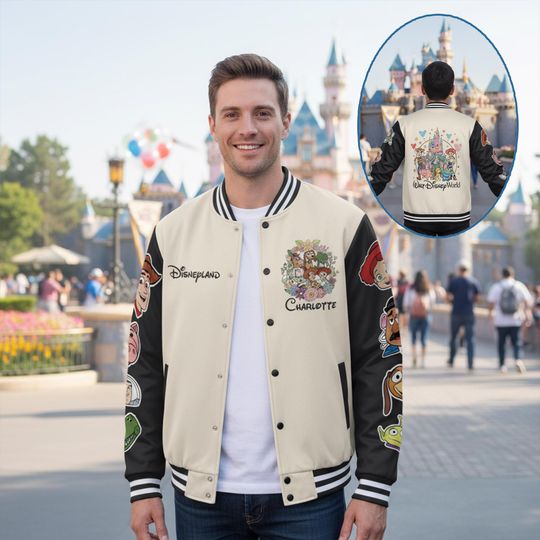 Discover Personalized Toy Story Baseball Jacket: Polyester Spandex Streetwear