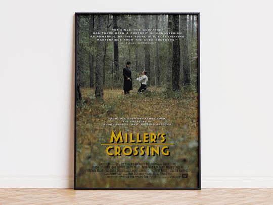Discover Miller's Crossing - Movie Poster | Digital Download | High Quality Ready To Print