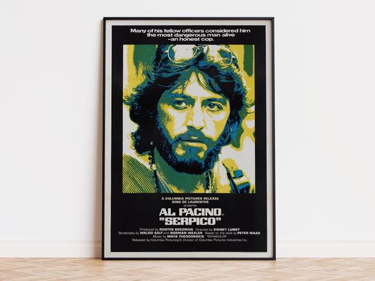 Discover Serpico - Movie Poster | Digital Download | High Quality Ready To Print