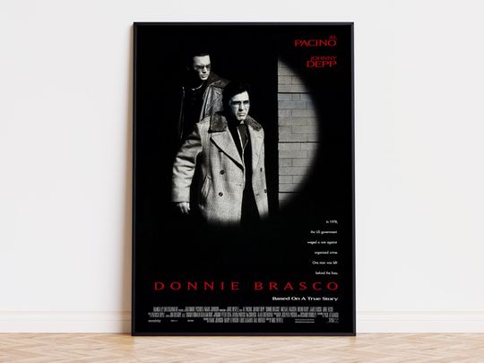 Discover Donnie Brasco - Movie Poster | Digital Download | High Quality Ready To Print