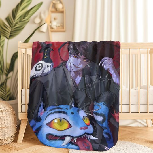 K-Pop Demon Hunters Blanket, Kpop Fan Gift, ACozy Huntrix Blanket, Anime Inspired