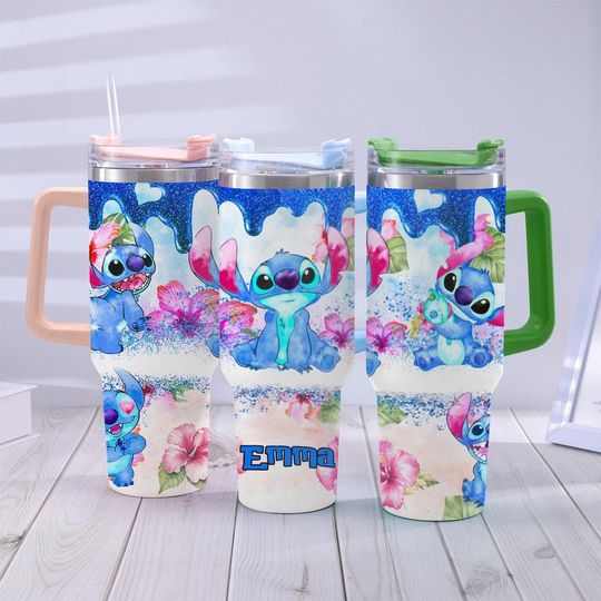 Discover Custom Disney Lilo & Stitch Drinkware Tumbler, Disneyland Family Matching Water Tumbler, Magic Kingdom Tumbler, Disney Birthday Gift
