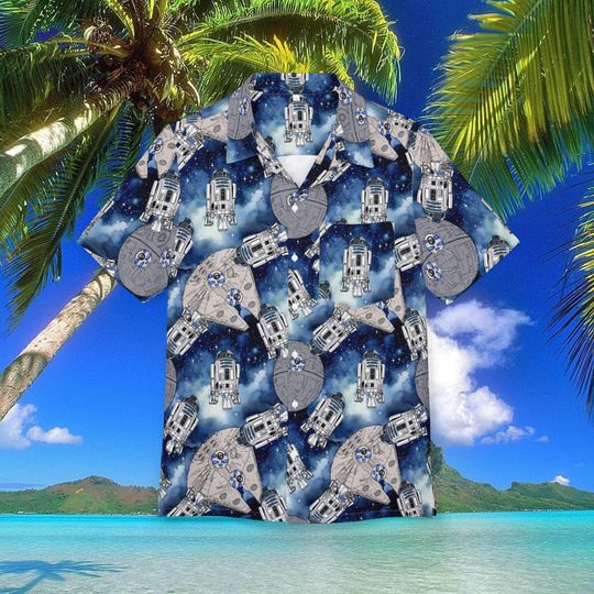 Discover Star Wars Hawaiian Shirt, Disney Hawaii Shirt, Disneyland Summer Trip Button Shirt, Disney World Shirt, Vacation