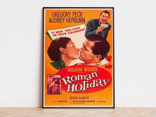 Discover Roman Holiday - Movie Poster | Digital Download | High Quality Ready To Print