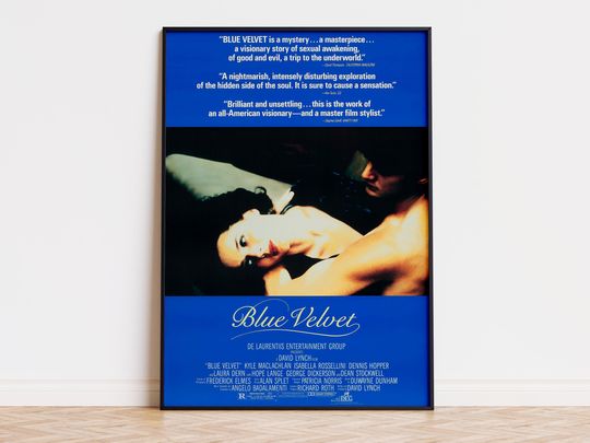 Discover Blue Velvet - Movie Poster | Digital Download | High Quality Ready To Print