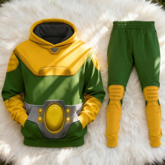 Discover Tentacle Villain Hoodie Joggers Set, Cosplay 3D Hoodie, Sci-Fi Inspired Halloween Outfit, Superhero Villain Gift