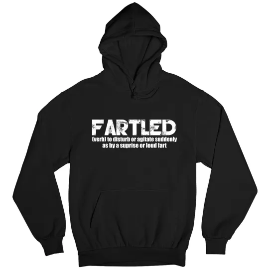 Discover Funny Fart Joke Hoodie, Flatulence Humor Hooded
