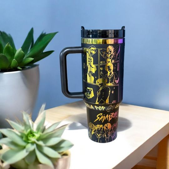 Saja Boys Custom Tumblers, KPOP Demon Hunter Bottles, 40 oz Huntrix Tumbler, Kids Tumbler, Kids Gift Ideas, Birthday Gift Kid, Kids Tumblers