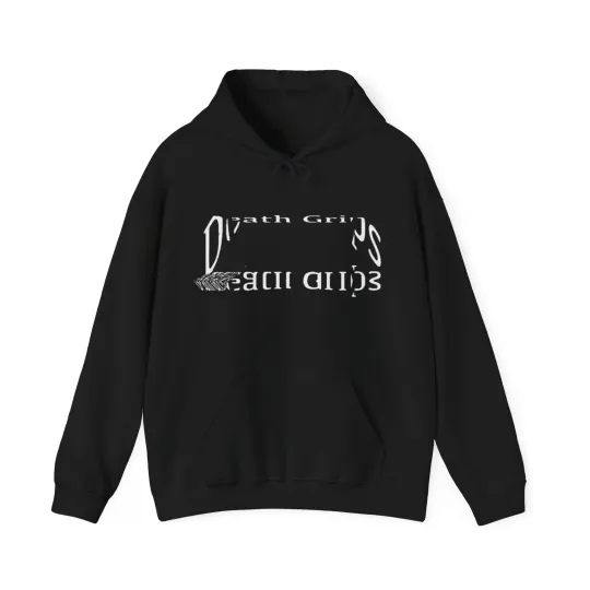 Discover Death Grips Death Album Tour Merch Dalmatian Black Double Sided Hoodie