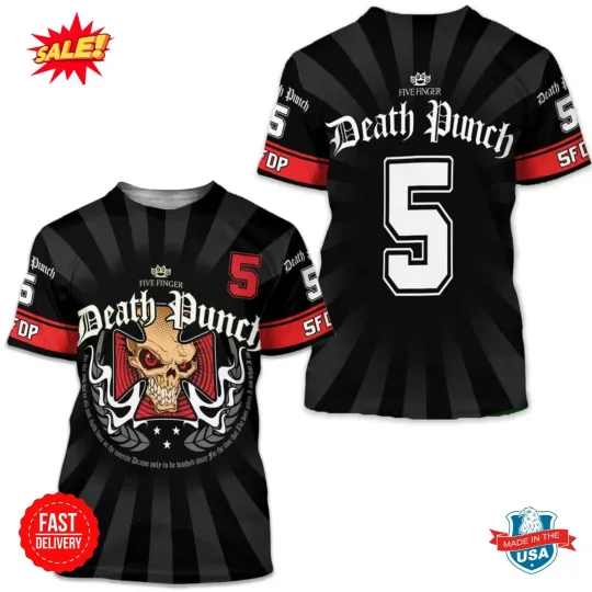 Five Finger Death Punch 3D T-shirt Classic 3D T-shirt