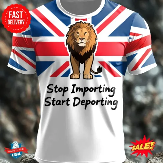 Discover Immigrant Stop Importing Start Deporting Printed 3D T-shirt
