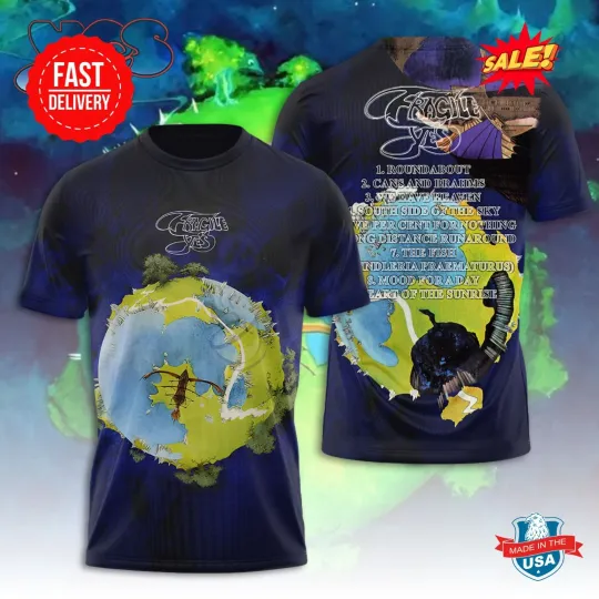 Discover Yes Band 3D Shirt 2025