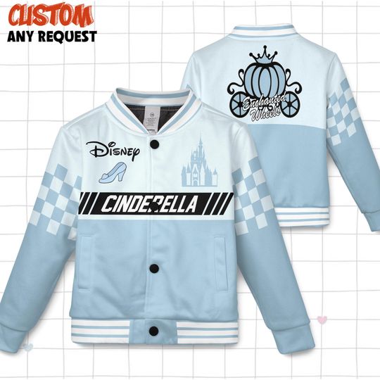 Discover Cinde Racing Kids and Youth Baseball Jacket, Aldult Unisex Varsity Baseball Jacket