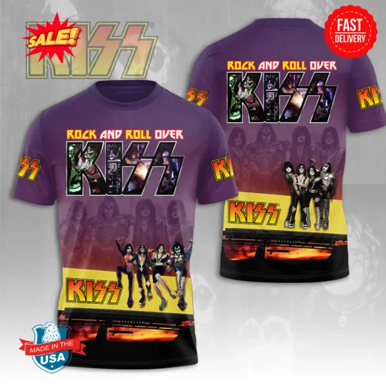 Kidd Band Rock And Roll Over 3D Shirt