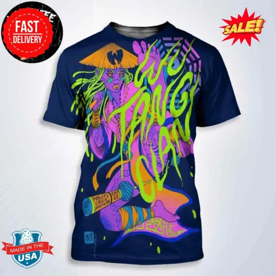 Discover Wu Tangg Clan Denver Co Concert At Fiddler’s Green On July 4 2025 3D Tee
