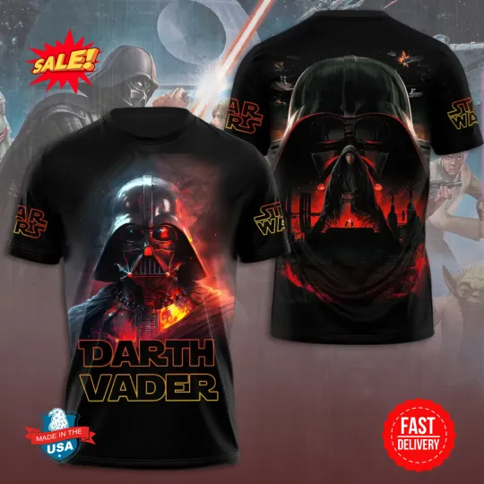 Discover Hot Item!!! Star Wars 3D Apparel Tee S-5XL M1