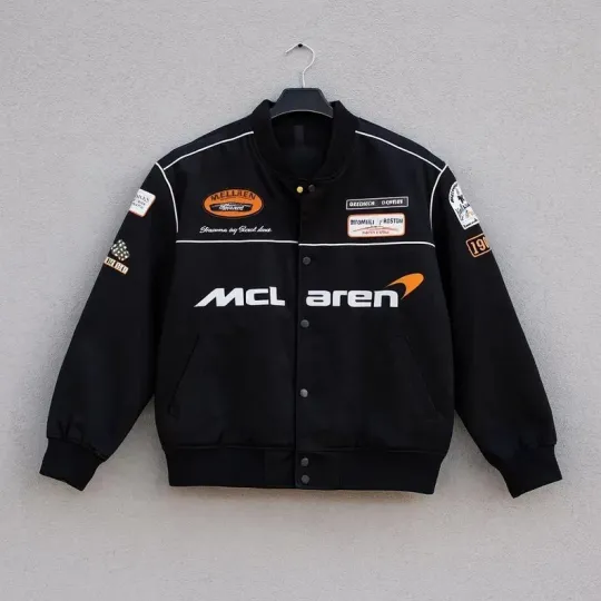 Discover McLaren Racing F1 Bomber Jacket – Vintage Motorsport Jacket, McLaren Formula 1