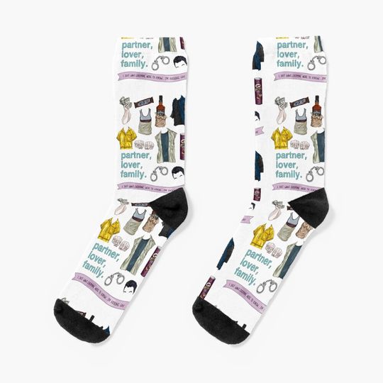 Discover Mickey Milkovich things Flatlay - color Socks