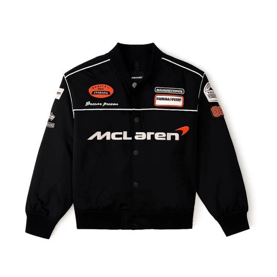 Discover Vintage McLaren Racing Jacket: F1 Bomber, Motorsport Fan Outerwear