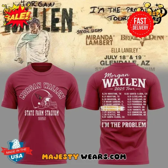 Wallen Western 2025 Tour 3D Shirt