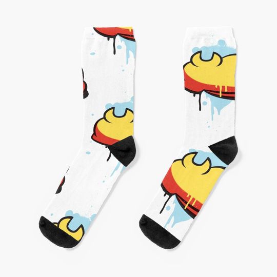 Discover Mickey Street Graffiti 03 Socks